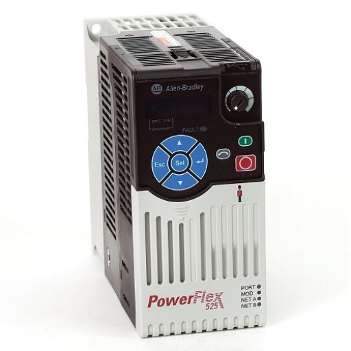Allen Bradley 25B-A2P5N114, Inverter Drive, 2.2 kW, 3 Phase, PowerFlex 525 Series 528 V 6 A