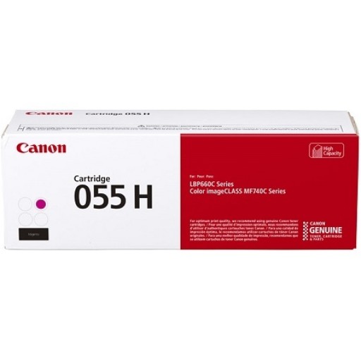 Canon 3018C002AA, 055H, Toner Cartridge HC Magenta, LBP663, LBP742, LBP744, LBP746- Original 