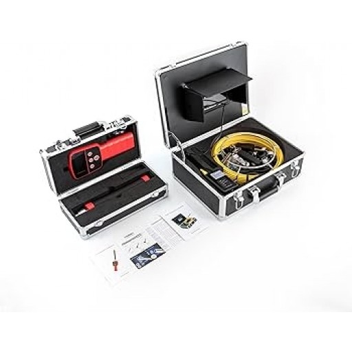 Sewer 512HZ Camera Pipe Inspection Camera 8GB SD 7" LCD Monitor with 65FT Cable