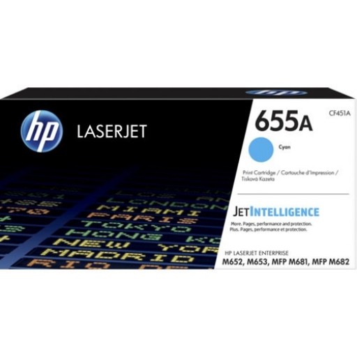 HP CF451A, Toner Cartridge Cyan, M652, M653, M681- Original 