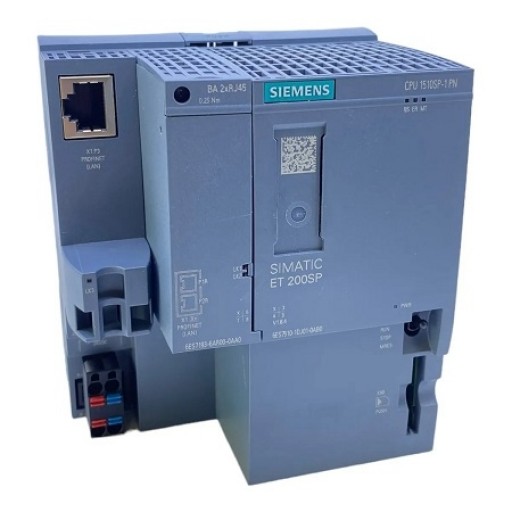 Siemens 6ES7510-1DJ01-0AB0, Simatic ET 200SP DP 1510SP-1 PN CPU, 24VDC