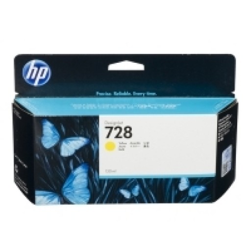 HP F9J65A, Ink Cartridge HC Yellow, Designjet T730, T830- Original