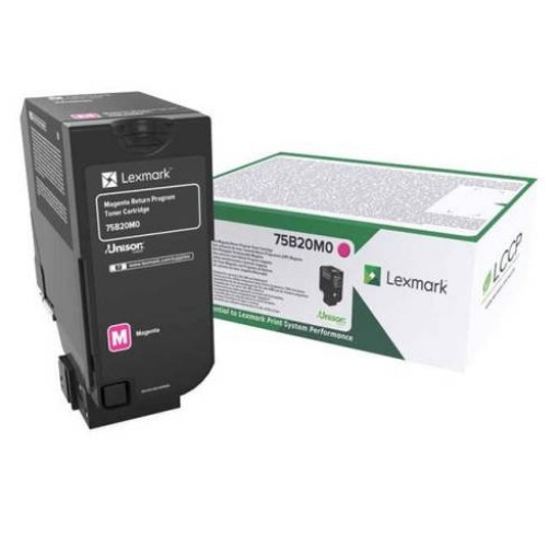Lexmark 75B20M0, Return Program Toner Cartridge Magenta, CS727, CS728, CX727- Original