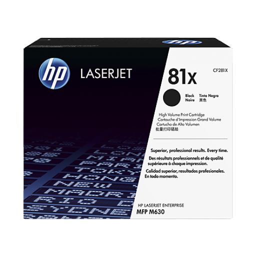 HP CF281X, Toner Cartridge HC Black, M630- Original