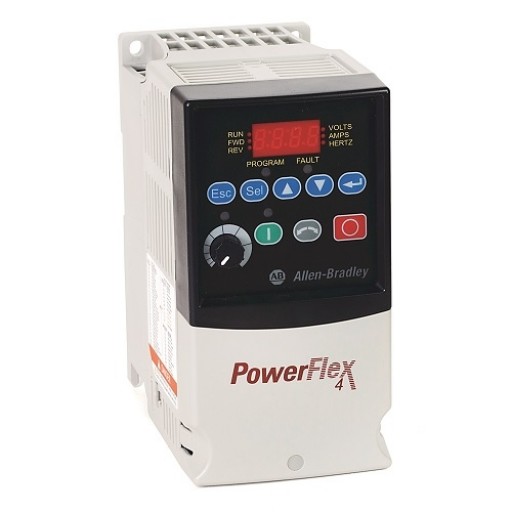 Allen Bradley 22A-A1P5N114, Inverter Drive, 0.2 kW, 1 Phase, PowerFlex 4 Series 240 V 1.5 A