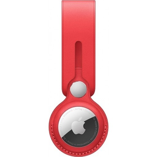 Apple MK0V3ZM/A, APPLE AirTag Leather Loop PRODUCT RED