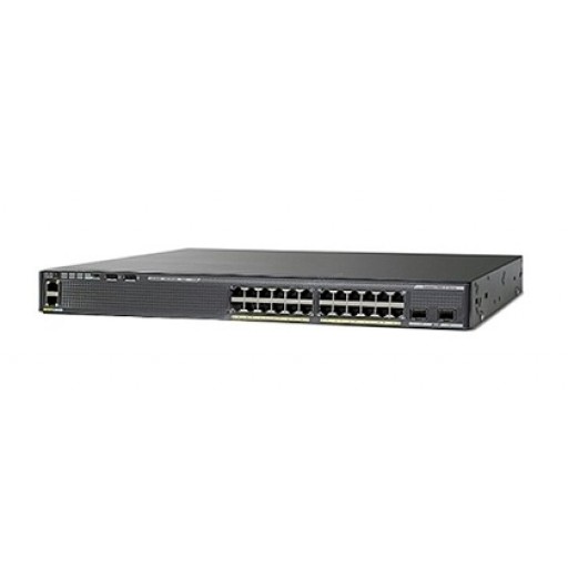 Cisco Catalyst WS-C2960XR-24PD-I, 2960-XR, 24 x 10/100/1000 Ethernet, 2 x SFP+, APM86392 600MHz dual core, DRAM 512MB, Flash 128MB, PoE 370W, IP Lite