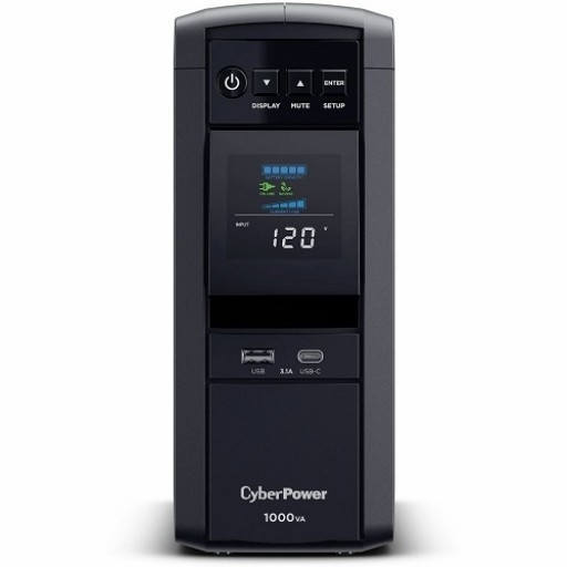 CyberPower CP1000PFCLCD, Pure Sinewave 1000VA/600W UPS System