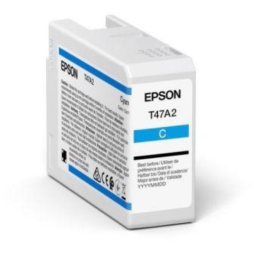 Epson C13T47A200, T47A2, UltraChrome Pro 10 Ink Cartridge Cyan, SC-P900- Original