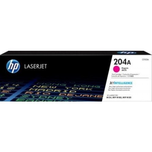 HP CF513A, 204A, Toner Cartridge Magenta, LaserJet Pro M154, M180, M181- Original