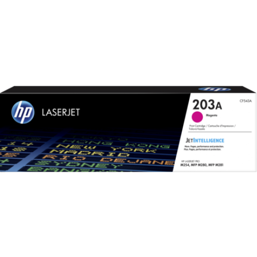HP CF543A, Toner Cartridge Magenta, Pro M254, MFP280, M281- Original