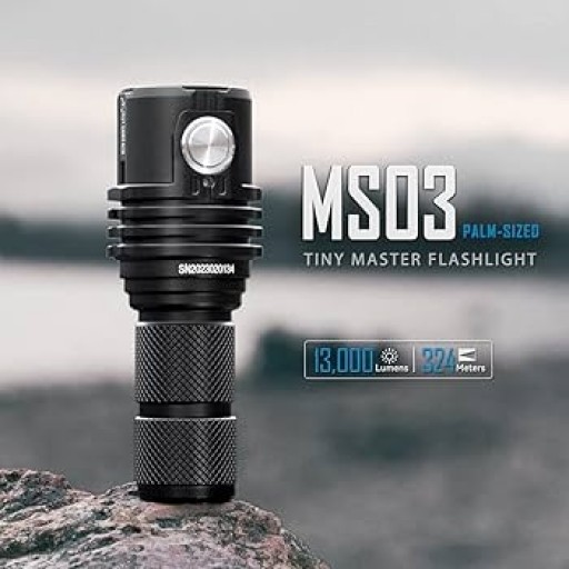 Imalent MS03, Max 13000 Lumen LED Torch Handheld Rechargeable Flashlight 