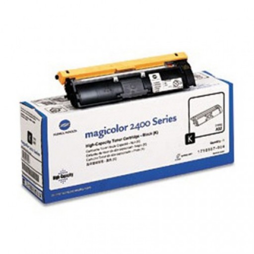 Konica Minolta 1710587-004, Toner Cartridge HC Black, Magicolor 2400, 2430, 2500, 2530- Original