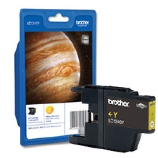 Brother LC-1240Y, Ink Cartridge Yellow, DCP-J525, J925, MFC-J5910, J6510- Original