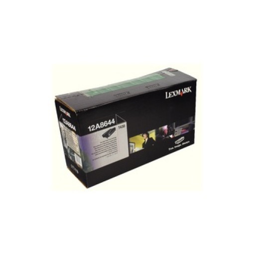 Lexmark 12A8644, Toner Cartridge HC Black, T430- Original