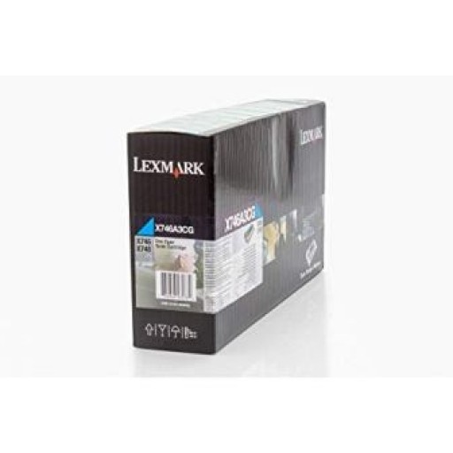Lexmark X746A3CG, Toner Cartridge Cyan, X746, X748- Original