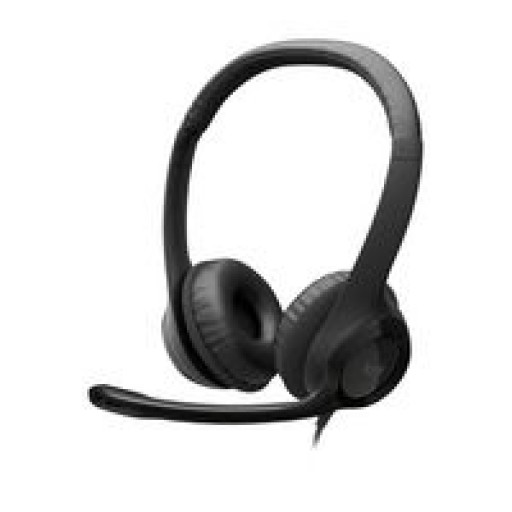 Logitech 981-000406, H390 USB Computer Headset Black 