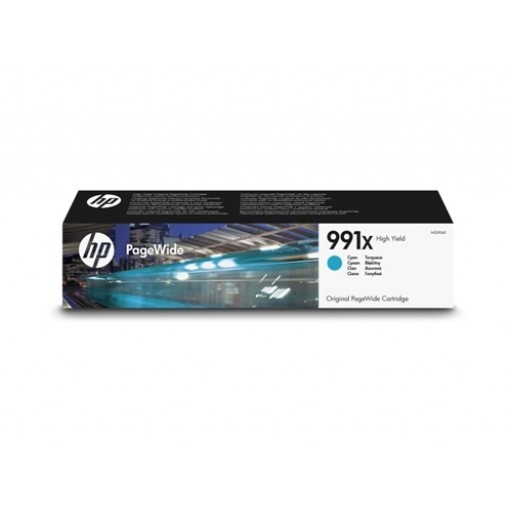 HP M0J90AE, Ink Cartridge HC Cyan, 991X, Pro 750, 772, 777- Original