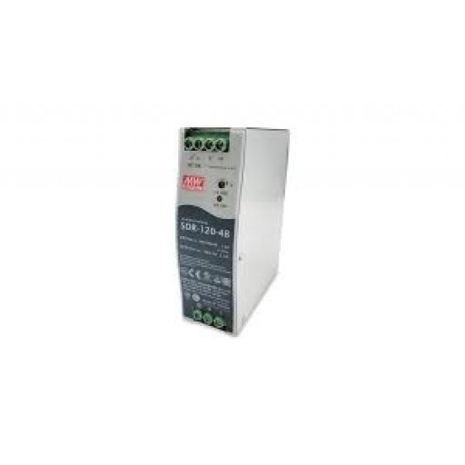 Mean Well SDR-120-48, AC to DC DIN-Rail Power Supply with PFC Function, 48VDC, 2.5A, 120W