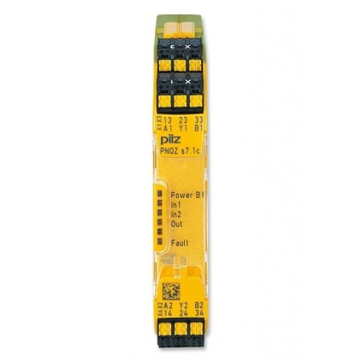 Pilz 751107, General Purpose Relay, PNOZ s7 Series, Interface, 4PST-NO, SPST-NC