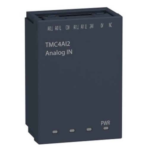 Schneider TMC4AI2, analogue input cartridge, Modicon M241, 2 analog current inputs