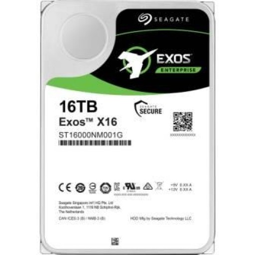 Seagate ST16000NM001G, Exos 16TB, 3.5", Internal Desktop Drive