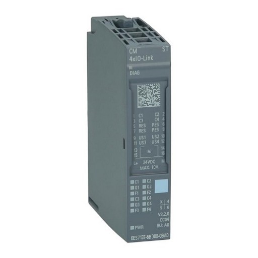Siemens 6ES7137-6BD00-0BA0, Simatic S7 ET200SP CM 4xIO-Link ST Communication Module