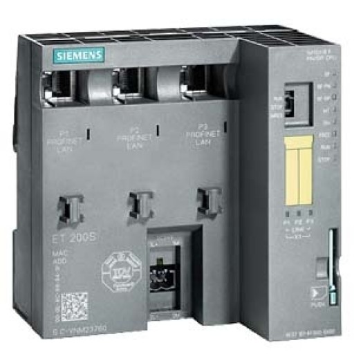 Siemens 6ES7151-8FB01-0AB0, SIMATIC DP, IM151-8F PN/DP CPU for ET200S, 256 KB work memory- New