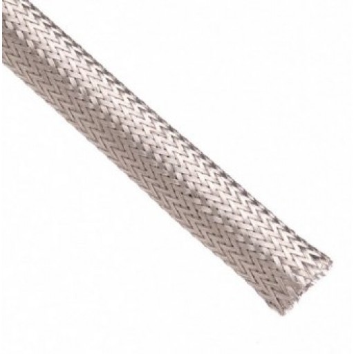 Techflex SSL0.25SV, Flexo Stainless Steel XC Sleeve, 6mm - 1m