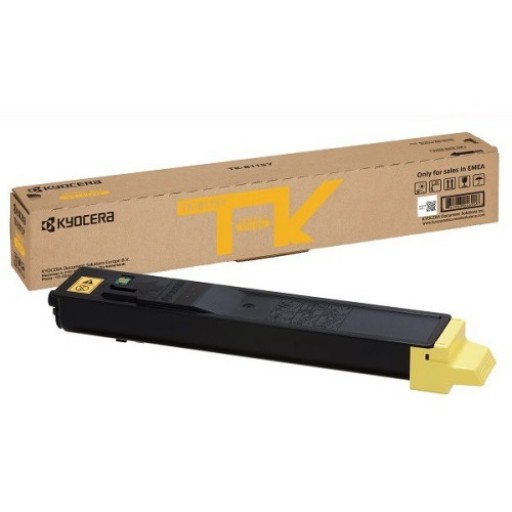 Kyocera TK-8115Y, Toner Cartridge Yellow, ECOSYS M8124cidn, M8130cidn- Original