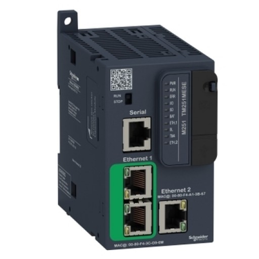 Schneider TM251MESE, Logic Controller, Modicon M251, 2x Ethernet