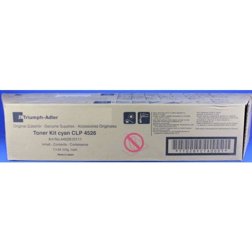 Triumph Adler 4452610111, Toner Cartridge Cyan, CLP 4526- Original