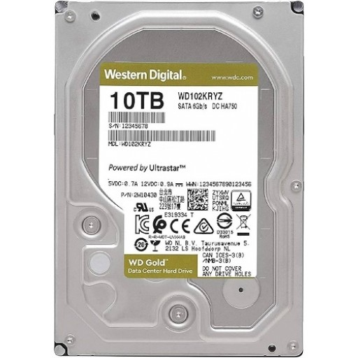 Western Digital WD102KRYZ, 10TB Enterprise Class Internal Hard Drive