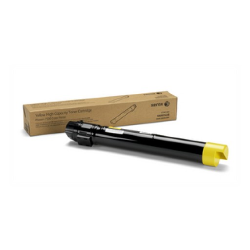 Xerox 106R01445, Toner Cartridge HC Yellow, Phaser 7500- Original