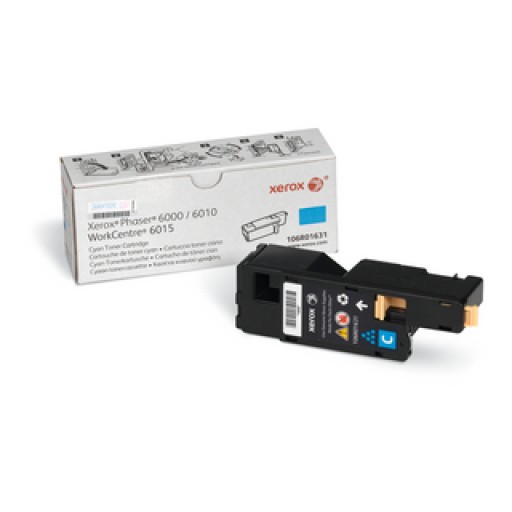 Xerox 106R01631, Toner Cartridge Cyan, Phaser 6000, 6010, WC6015- Original