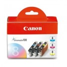 Canon 0621B026, Ink Cartridge Tri-Colour Multipack, Pixma iP3300, iP3500, iP4200, iP5100- Original