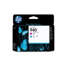 HP C4901AE No.940 Magenta & Cyan Printhead, Pro 8500- Genuine
