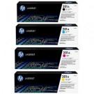HP 201A, CF400A, CF401A, CF403A, CF402A, Toner Cartridge Value Pack, M252, M277- Original