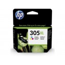 HP 3YM63AE, 305XL, Ink Cartridge HC Tri-Colour, Deskjet 2710, 2720, Envy 6030, 6032- Original 