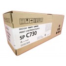 Ricoh 407123, Toner Cartridge Black, SP C730- Original 