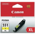 Canon 6446B001, 551XL, Ink Cartridge HC Yellow, MG5550, MG6340, MX725, MX920- Original