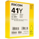 Ricoh GC41Y, Gel Cartridge Yellow, SG3100, SG3110, SG3120, SG7100- Original
