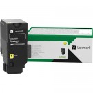 Lexmark 71C20Y0, Return Programme Toner Cartridge Yellow, CX730, CS730, CS735- Original