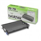 Brother PC-70, Ribbon Cartridge Black, FAX-T70, T-74, T-76, T-78- Original