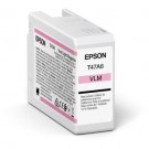 Epson C13T47A600, T47A6, UltraChrome Pro 10 Ink Cartridge Vivid Light Magenta, SC-P900- Original