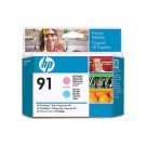 HP C9462A, No.91, Printhead Light Cyan & Light Magenta, DesignJet Z6100- Original