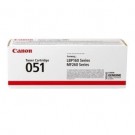 Canon 2168C002, 051, Toner Cartridge Black, i-SENSYS LBP162, MF267, MF269- Original