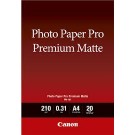 Canon 8657B005, PM-101 Photo Paper Premium Matte A4, 20 Sheets