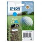 Epson C13T34724010, 34XL, Ink Cartridge Cyan, WF-3720, WF-3725- Original