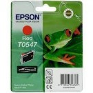 Epson T0547, Ink Cartridge Red, Stylus Photo R800, R1800- Original